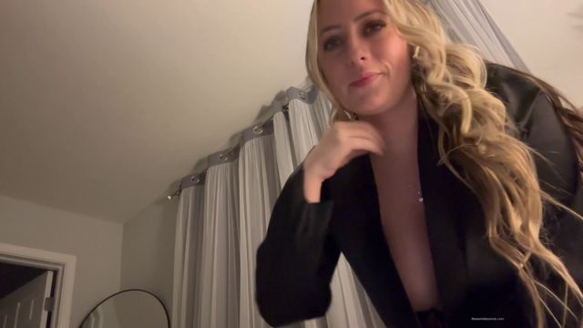 Miss Cassi Encouraging Masturbation and Ejaculation on my Breasts .99