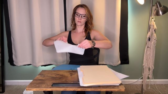 SneezeGoddess – Tearing Some Documents Forms and Comic Books