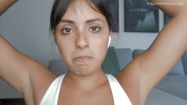 Goddess Enola Gym Pervert caught and ENCOURAGED to lick my armpits JOI